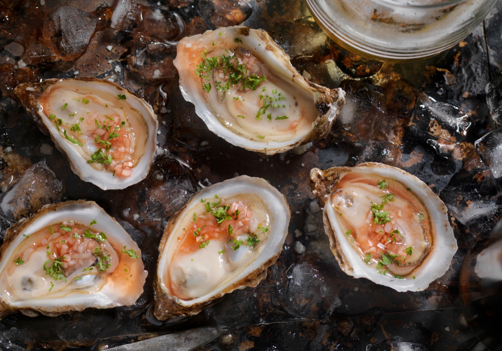 Huître à la mignonette (Entrée)